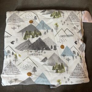 Angel Dear Forest Print Blanket